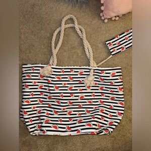 Super cute watermelon tote bag
